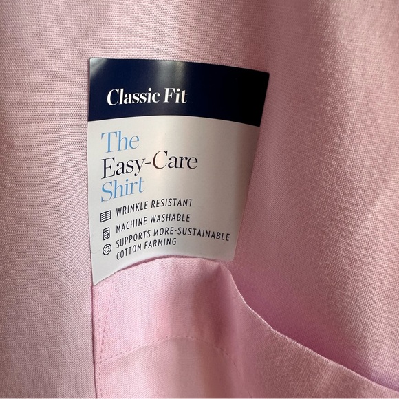 Croft & Barrow NWT Pink Short Sleeve Shirt - Picture 3 of 5